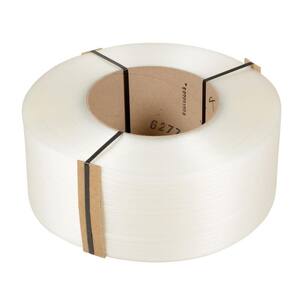 MK612 Clear Smooth Polypropylene Strap – 9mm x .012, 8x8 Core, 225 lb Break Strength, 16,000 ft Coil - Pango Sales Online