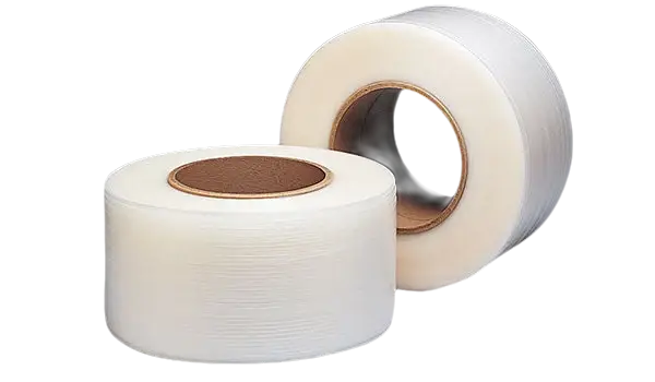 LB112 – 5MM Clear Contrax Strap / 30,000 FT per Coil / 36 Coils per Skid - Pango Sales Online
